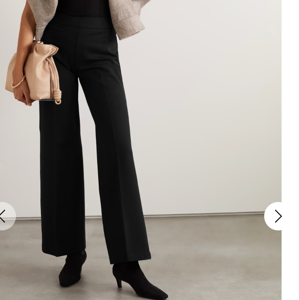 SPANX Black Wide Leg Pants - Picture 2 of 14
